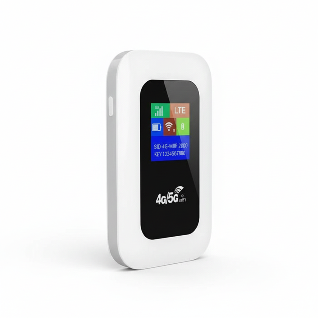 Glevato | Portable 5G Wi-Fi Router | Secure, High-Speed Connection for Travel & Home Use