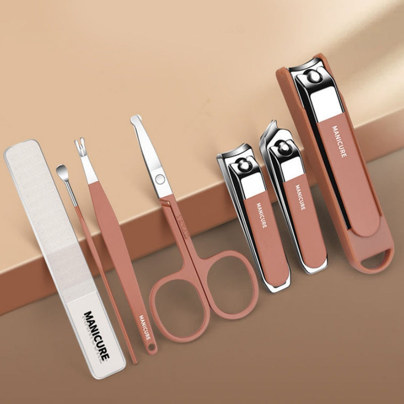 Glevato | Portable 7-piece manicure set with nail clippers