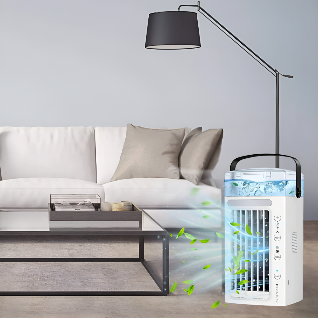 Glevato | Portable Air Cooler Fan with Handle