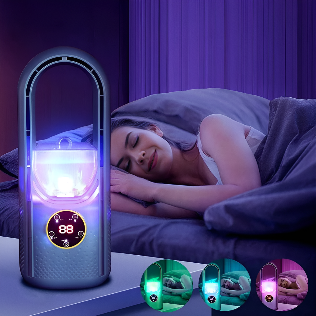 Glevato | Portable Bladeless Air Cooler Fan