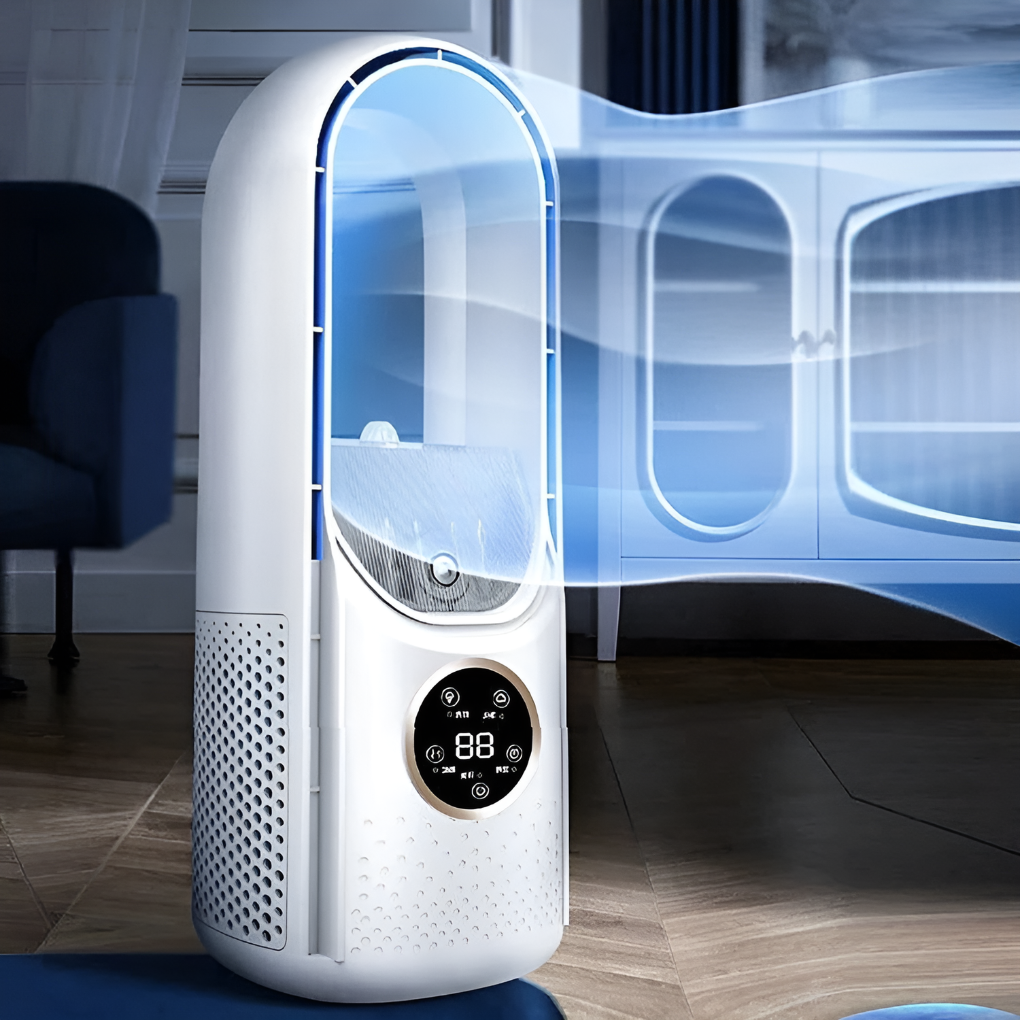 Glevato | Portable Bladeless Table Air Conditioner Quiet