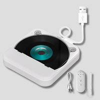 Glevato | Przenośny odtwarzacz CD z USB i AUX - urządzenie audio do samochodu