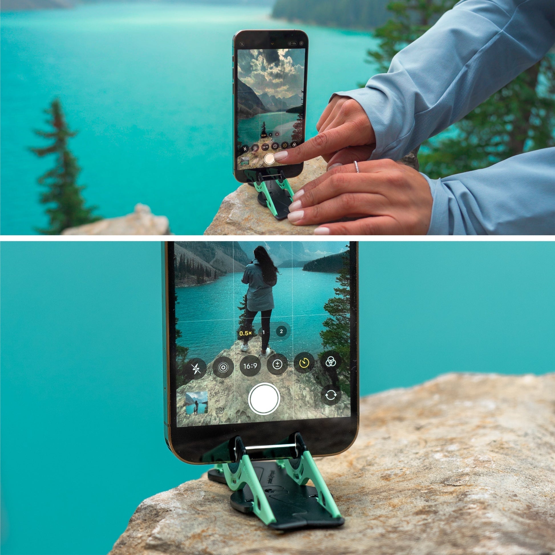 Glevato | Portable Phone Stand for Perfect Pictures - SnapFold