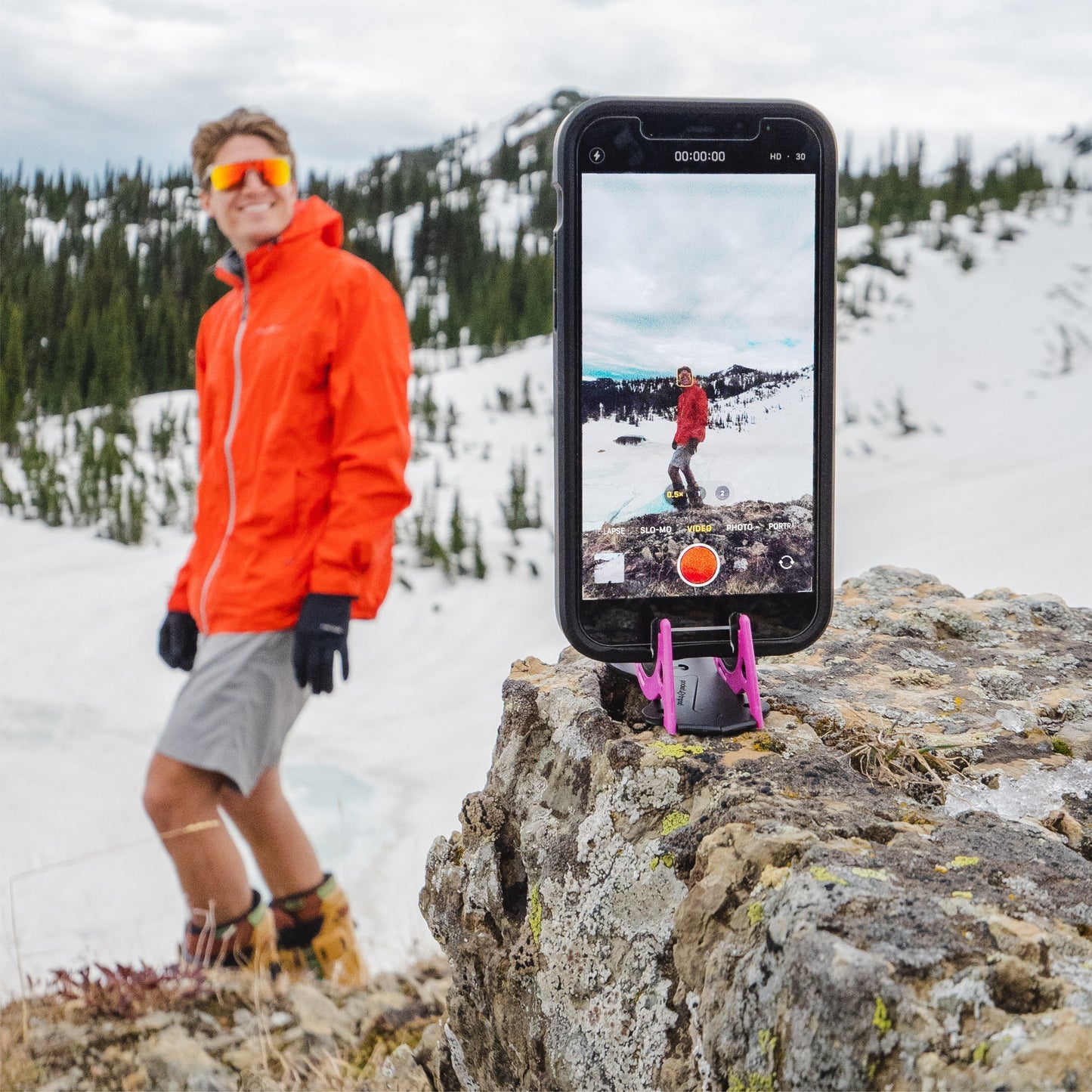 Glevato | Portable Phone Stand for Perfect Pictures - SnapFold
