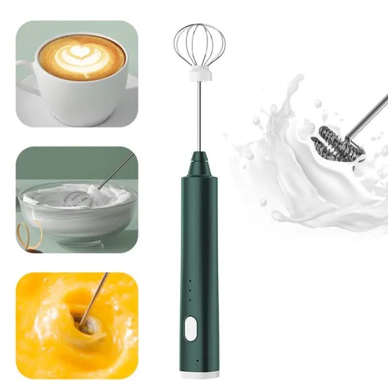 Glevato | Powerful Mini Hand Mixer for Kitchen and Coffee