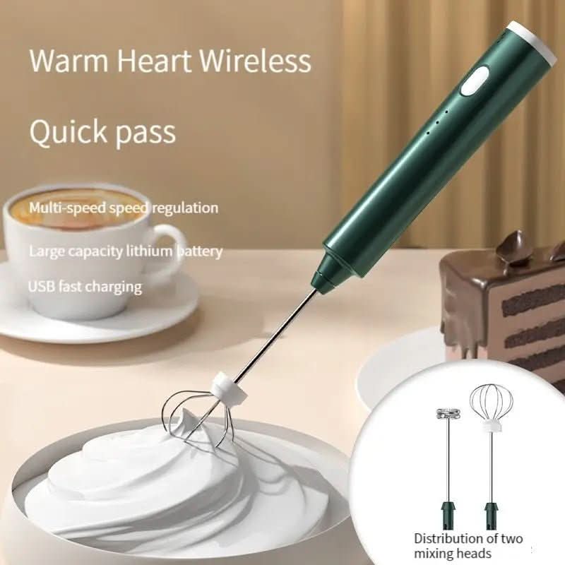 Glevato | Powerful Mini Hand Mixer for Kitchen and Coffee
