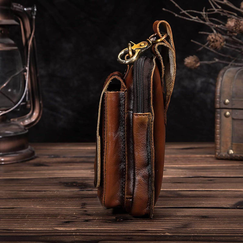 Glevato | Premium Leather Men's Waist Bag