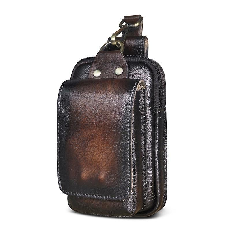 Glevato | Premium Leather Men's Waist Bag