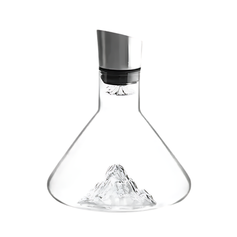 Glevato | Premium Wine Decanter | Lead-Free Crystal with Rapid Aeration & Filtration for Enhanced Tasting Experience