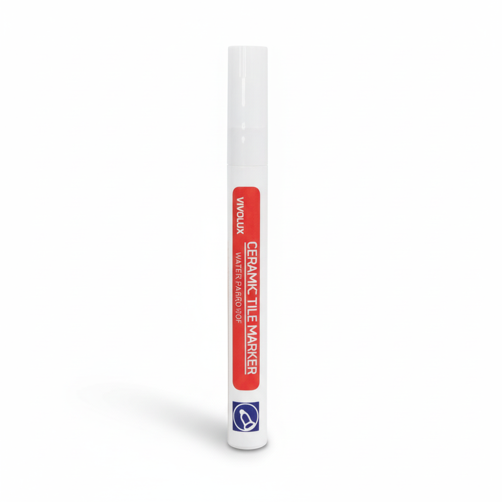 Glevato | Professional Grout Pen for Ceramic Tiles | Anti-Mold Formula | Waterproof & Lightfast | Water-Based Ink | Includes Sealing Effect