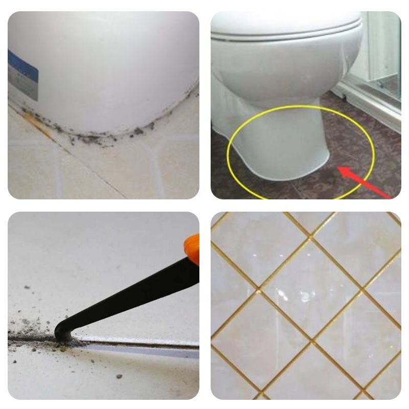 Glevato | Professional Grout Pen for Ceramic Tiles | Anti-Mold Formula | Waterproof & Lightfast | Water-Based Ink | Includes Sealing Effect
