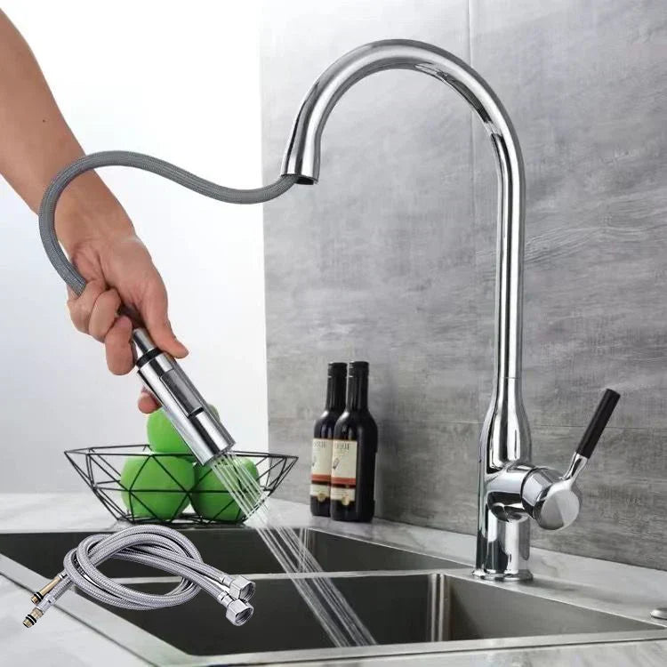 Glevato | PureFlow - Kitchen Faucet with Pull-Down Hand Shower
