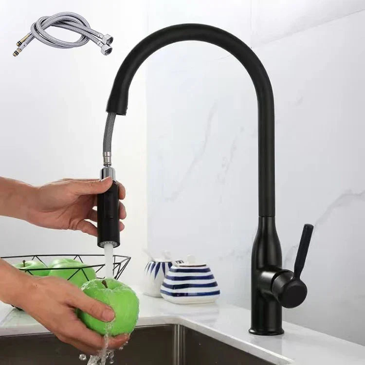 Glevato | PureFlow - Kitchen Faucet with Pull-Down Hand Shower
