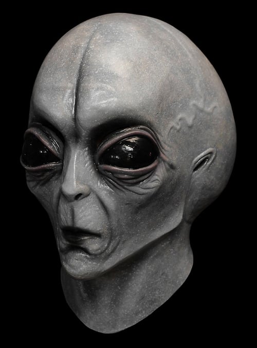 Glevato | Realistic Alien Mask – Latex and Silicone Halloween Mask for Cosplay and Parties