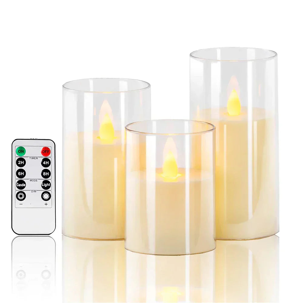 Glevato | Realistic LED Candles with Atmospheric Flame Effect