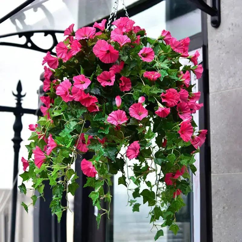 Glevato | Realistic, UV-resistant artificial morning glory - Buy one, get one!