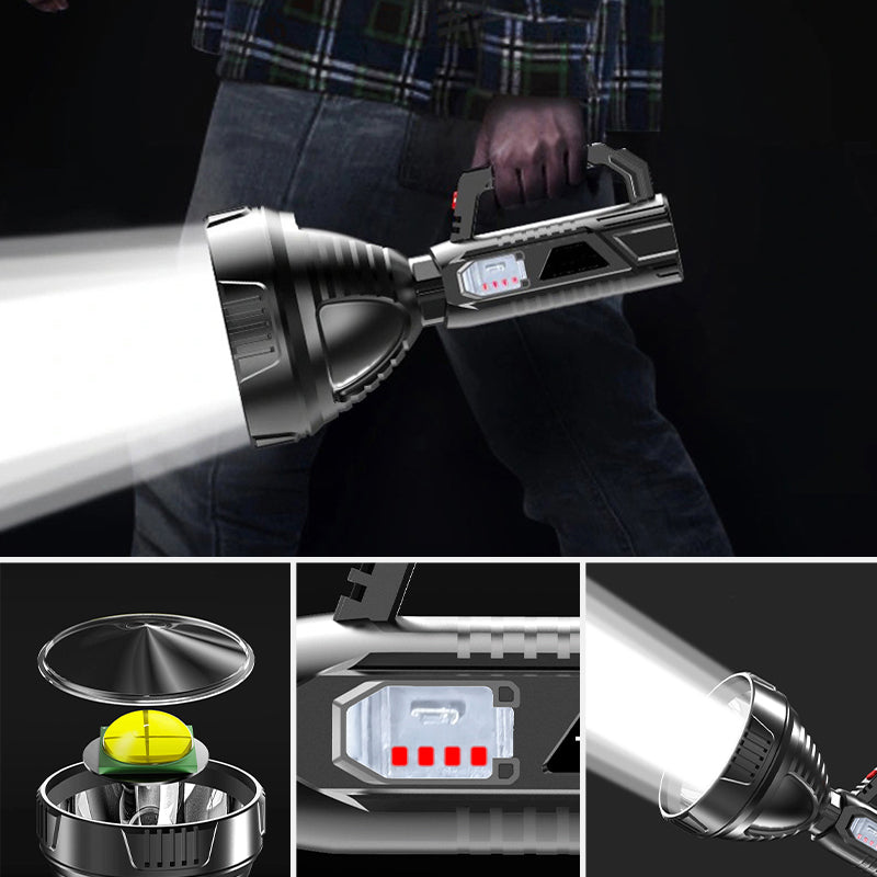 Glevato | Rechargeable Handheld Spotlight Flashlight