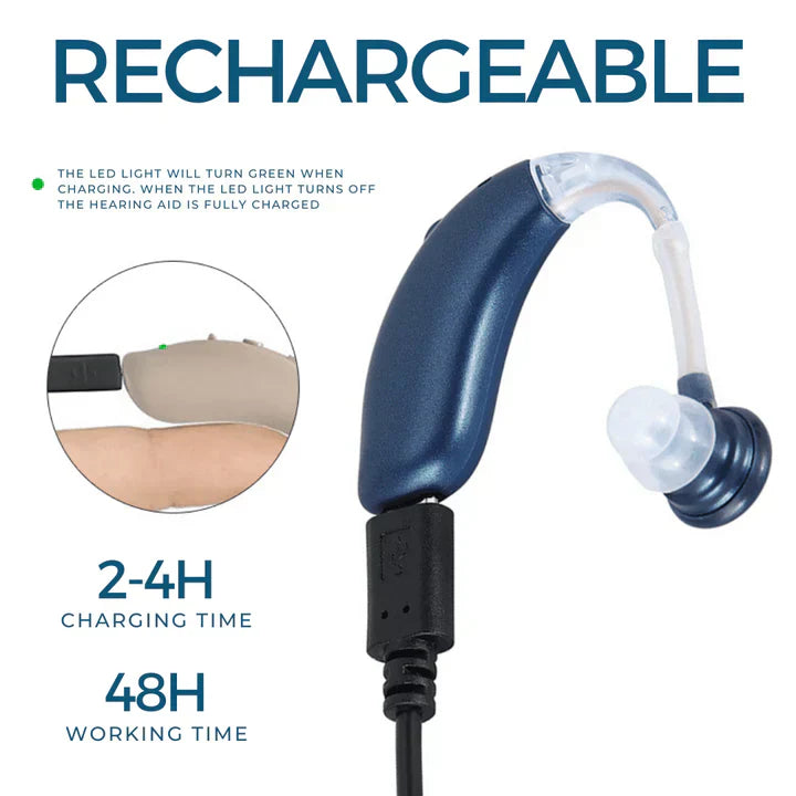 Glevato | Rechargeable Hearing Aid with Universal Fit