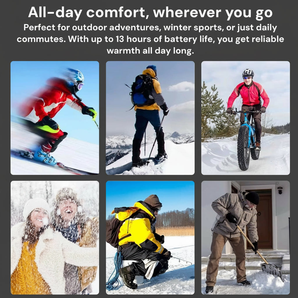 Glevato | Rechargeable Heated Insoles UK – Best Thermal Shoe Inserts for Boots, Work Boots & Everyday Winter Comfort