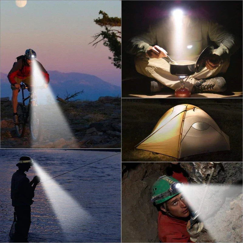 Glevato | Rechargeable LED Headlamp with Zoom Function