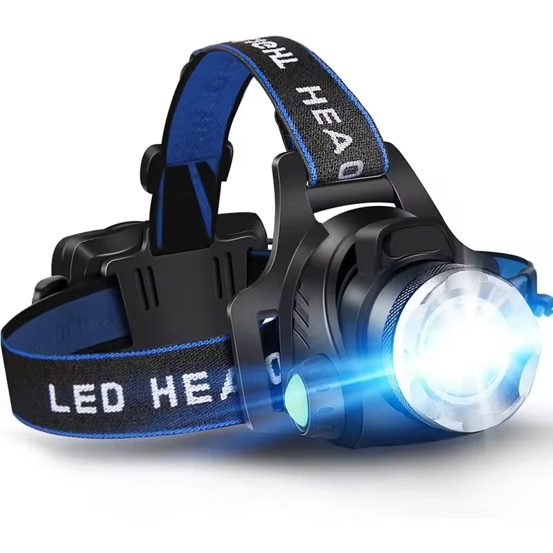 Glevato | Rechargeable LED Headlamp with Zoom Function