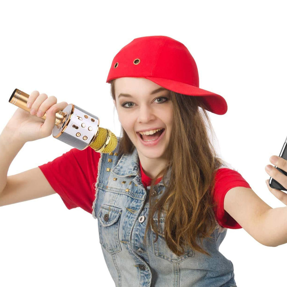 Glevato | Rechargeable Wireless Bluetooth Karaoke Microphone