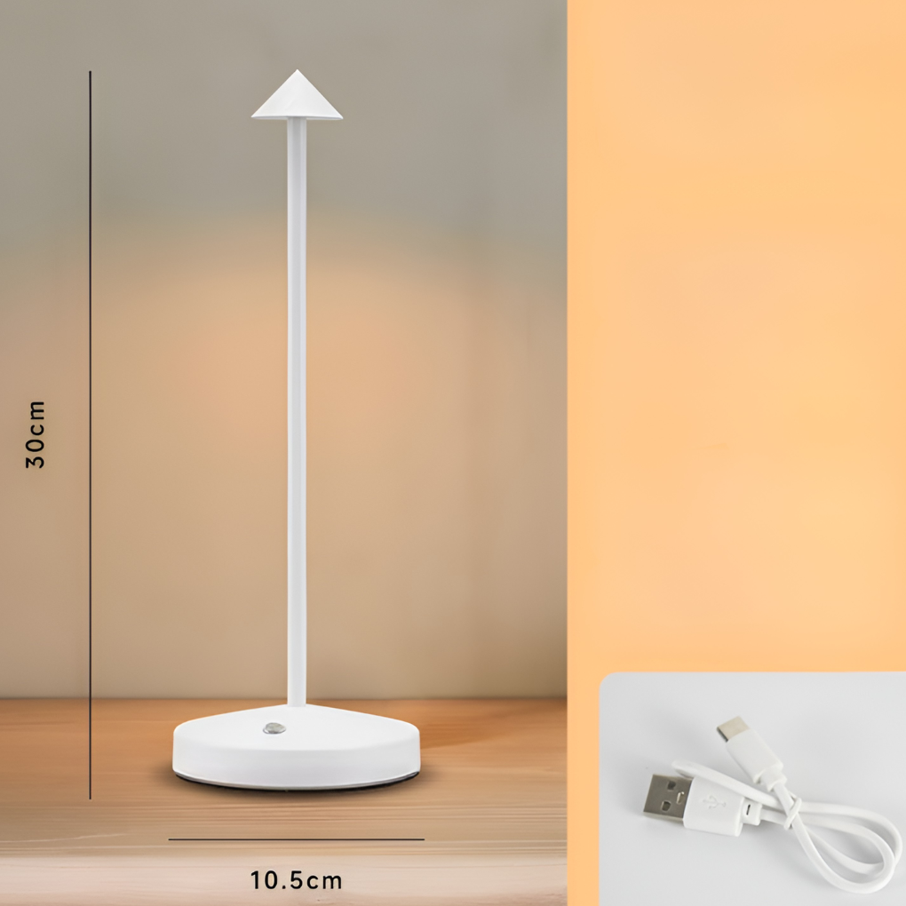 Glevato | Rechargeable Wireless LED Table Lamp with Dimmable Lighting