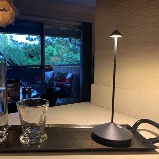 Glevato | Rechargeable Wireless LED Table Lamp with Dimmable Lighting