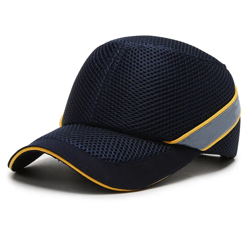 Glevato | Red Safety Bump Cap - Helmet with hard ABS inner core for head protection at home, work, and factory