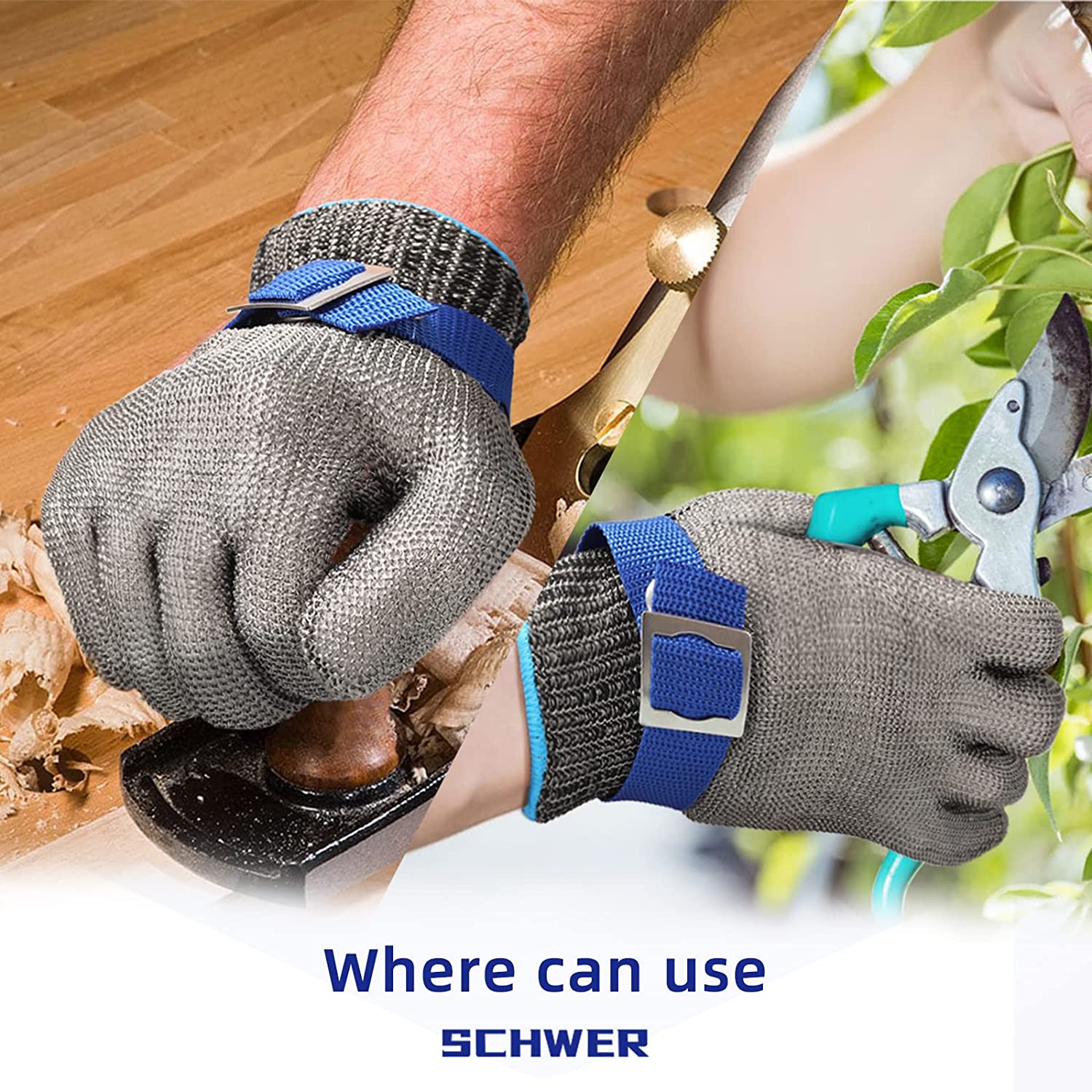 Glevato | Safehands - Metal Glove with Stainless Steel Mesh (Buy 1 Get 1 Free)