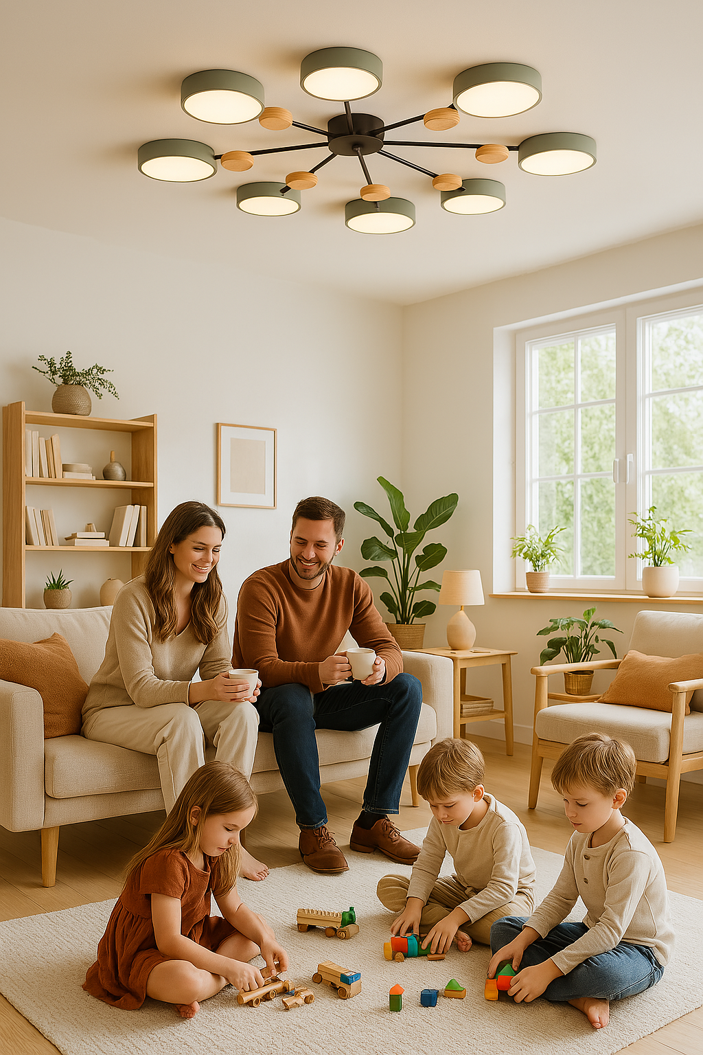 Glevato | Scandinavian LED Ceiling Light | Branching Modern Light Design