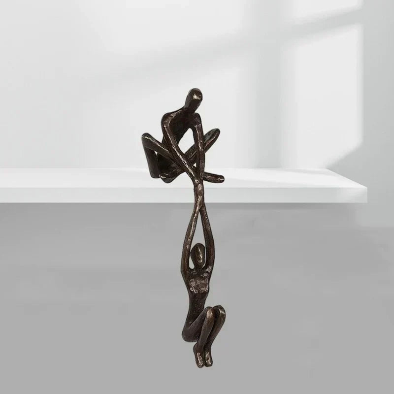 Glevato | Sculpture Figurine Modern Yoga Duo Decoration