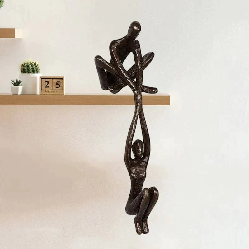 Glevato | Sculpture Figurine Modern Yoga Duo Decoration