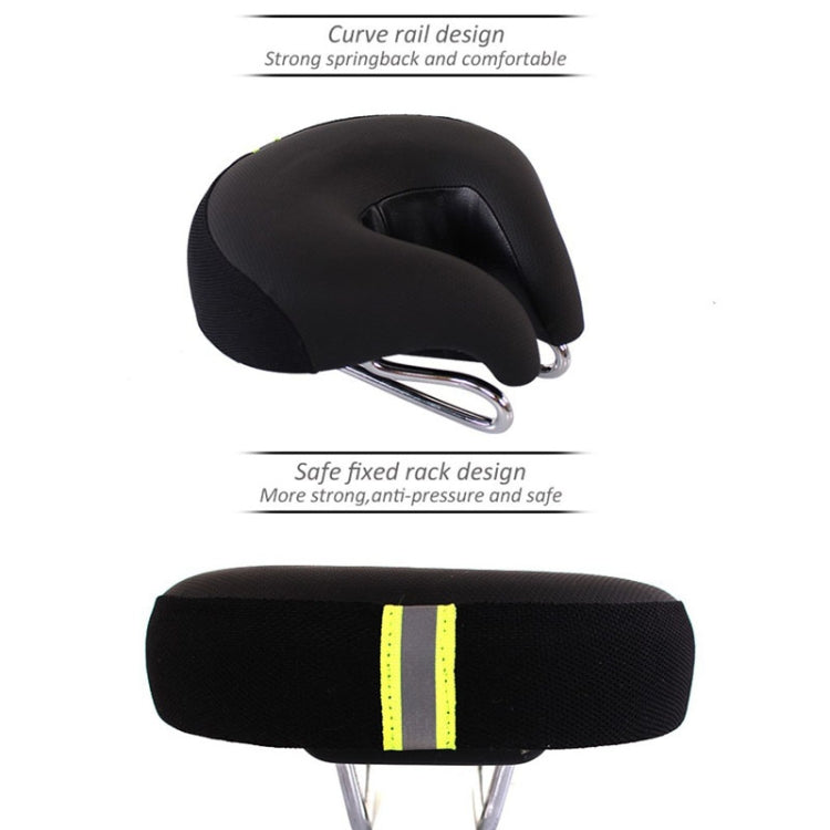 Glevato | Seamless Bicycle Seat Mountain Bike Thick Soft Padding (Green)