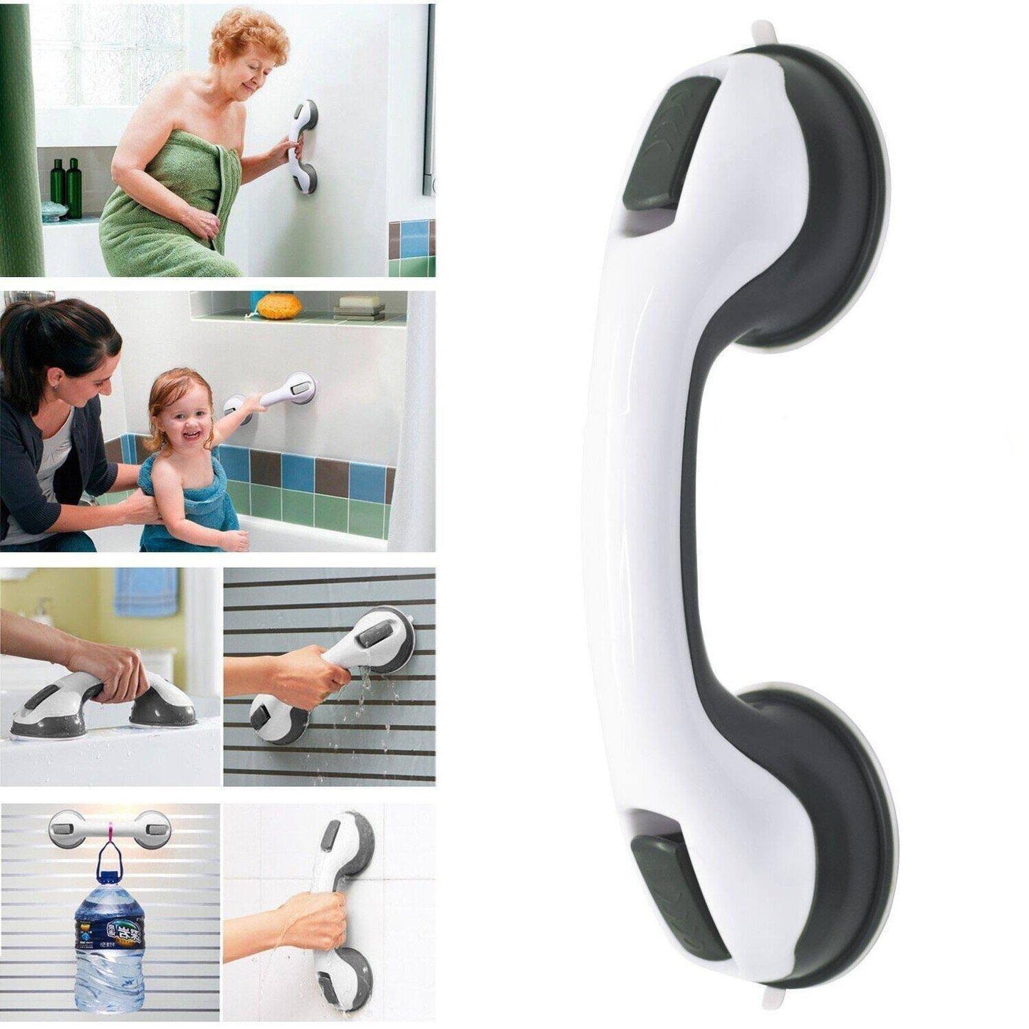 Glevato | SecureGrip | Non-slip handrail for bath and shower