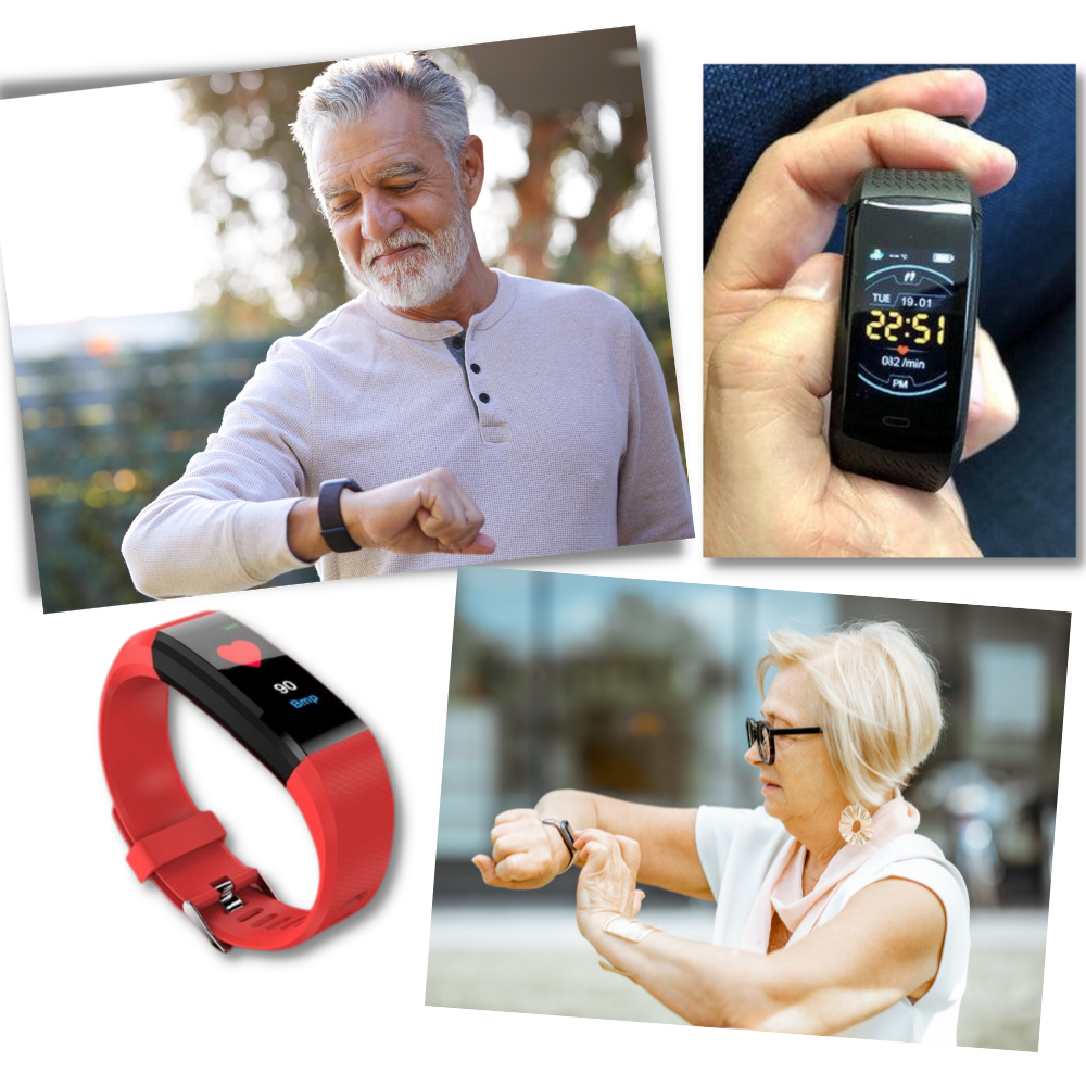 Glevato | Senior Smartwatch | Heart Rate & Blood Pressure Always in Sight