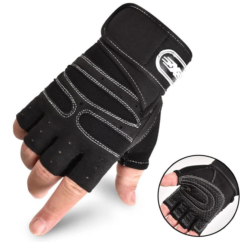Glevato | Shock-resistant training gloves with wrist support | For weight training, fitness & cycling