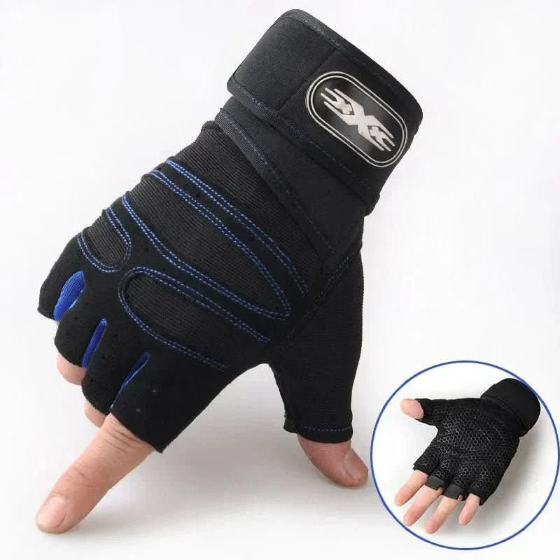 Glevato | Shock-resistant training gloves with wrist support | For weight training, fitness & cycling