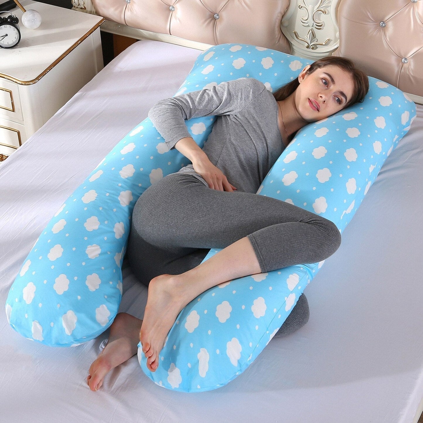 Glevato | Side Sleeper Body Pillow | Ergonomic Full Body Support