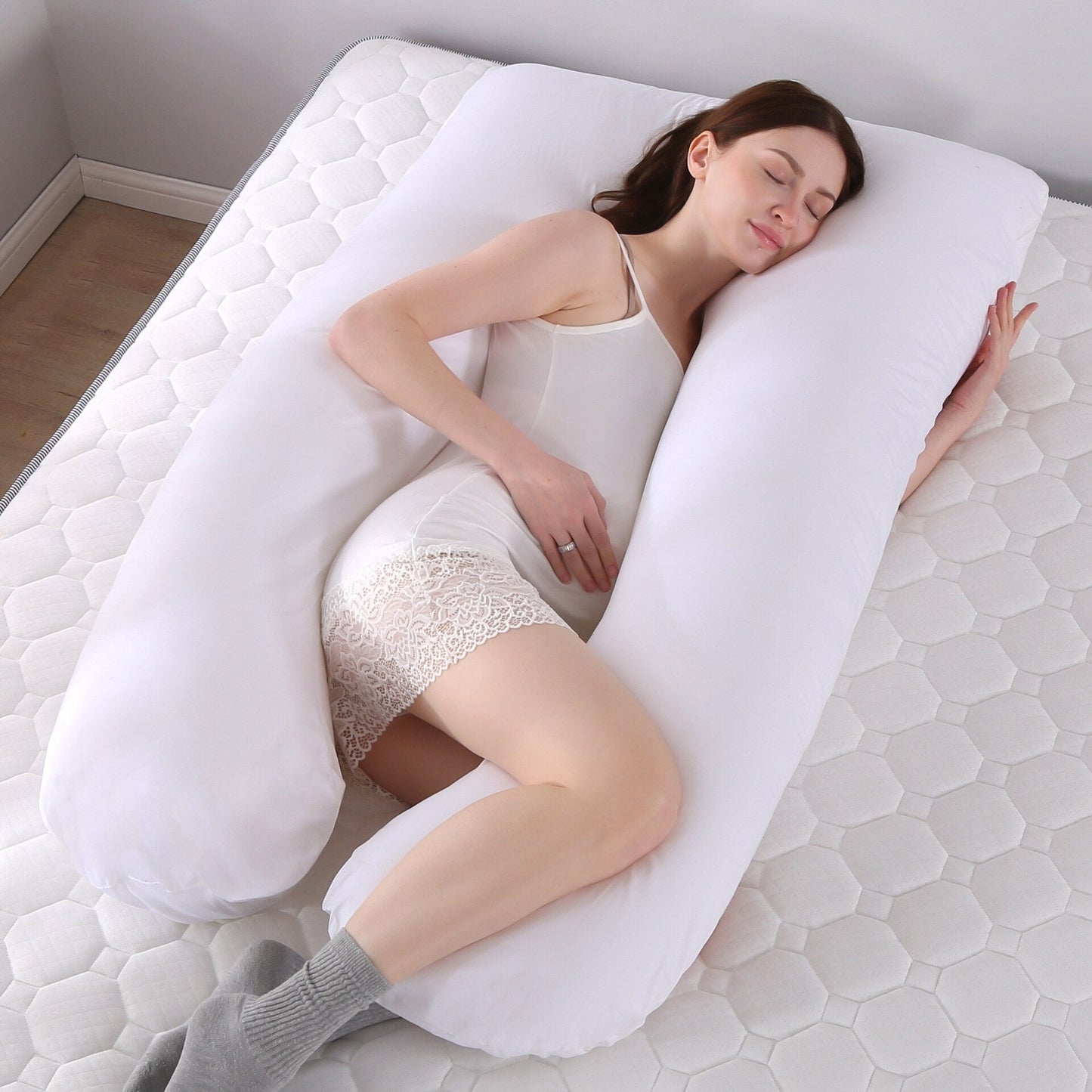 Glevato | Side Sleeper Body Pillow | Ergonomic Full Body Support