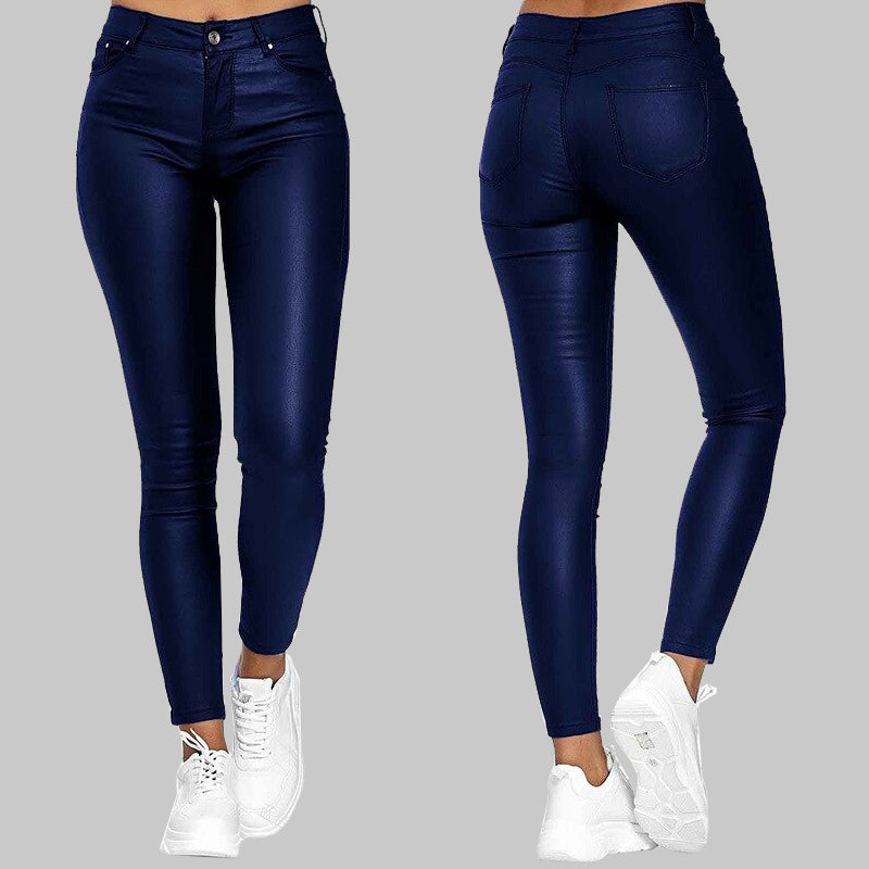 Glevato Skinny Leather Pants