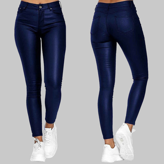 Glevato Skinny Leather Pants