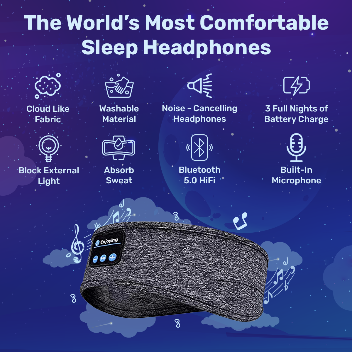 Glevato - Sleep Headphones