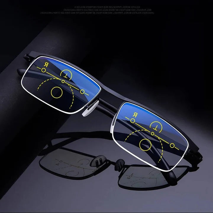 Glevato | Smart Progressive Reading Glasses with Blue Light & UV Protection