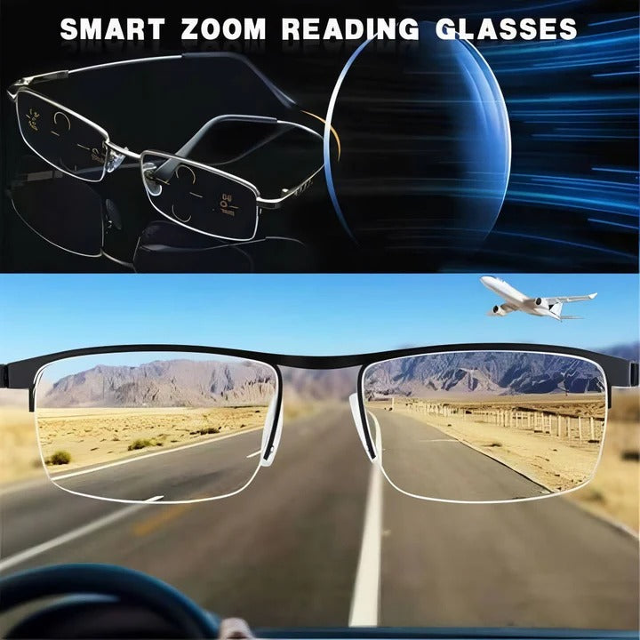 Glevato | Smart Progressive Reading Glasses with Blue Light & UV Protection