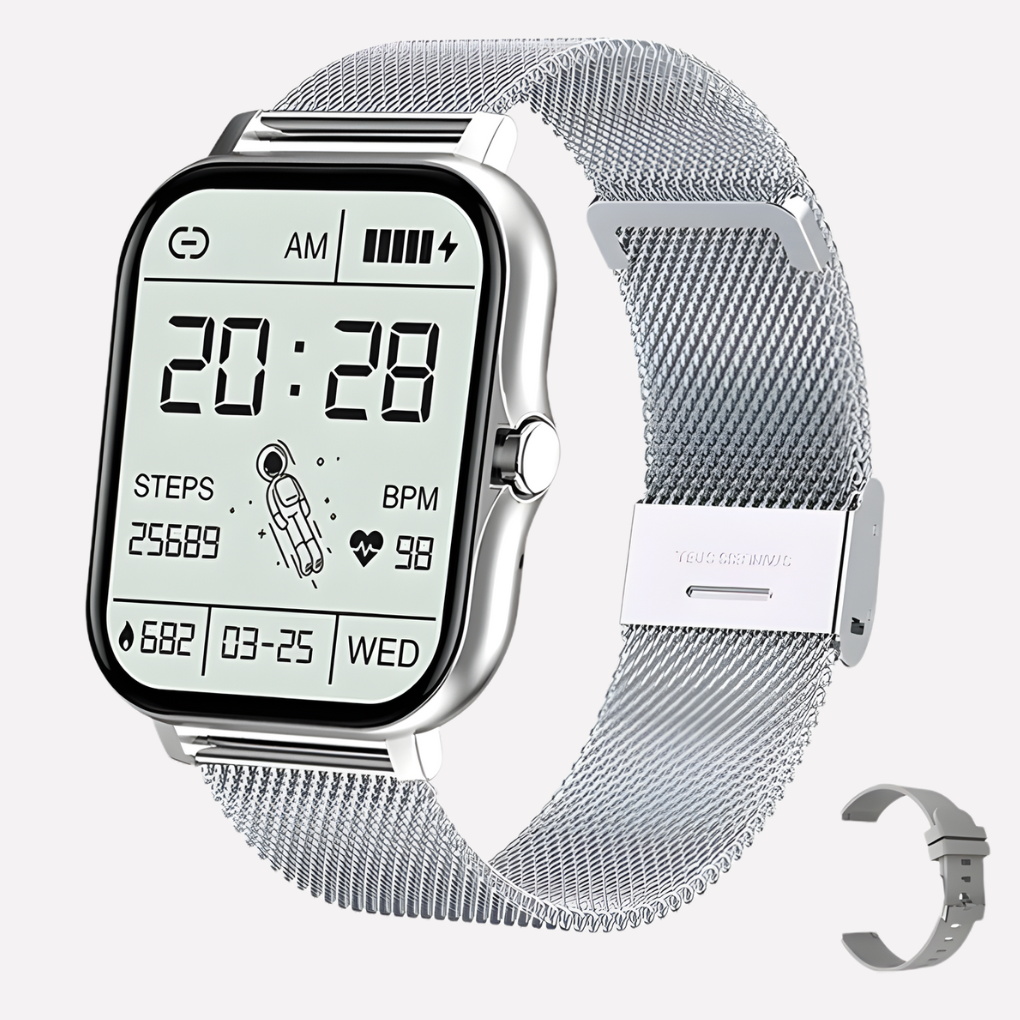 Glevato | Smartwatch with GPS SOS Function Mesh Band