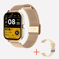 Glevato | Smartwatch z GPS i funkcją SOS, pasek siatkowy