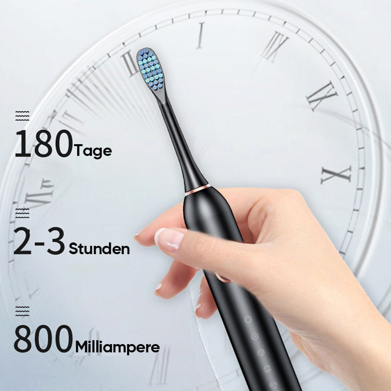Glevato | Sonic Electric Toothbrush | 6 Modes & IPX7 Waterproof | White, Black, Pink