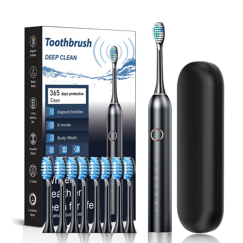 Glevato | Sonic Electric Toothbrush | 6 Modes & IPX7 Waterproof | White, Black, Pink