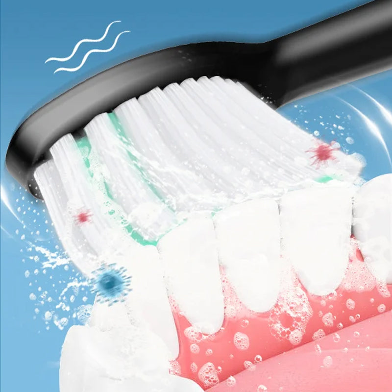 Glevato | Sonic Electric Toothbrush | 6 Modes & IPX7 Waterproof | White, Black, Pink